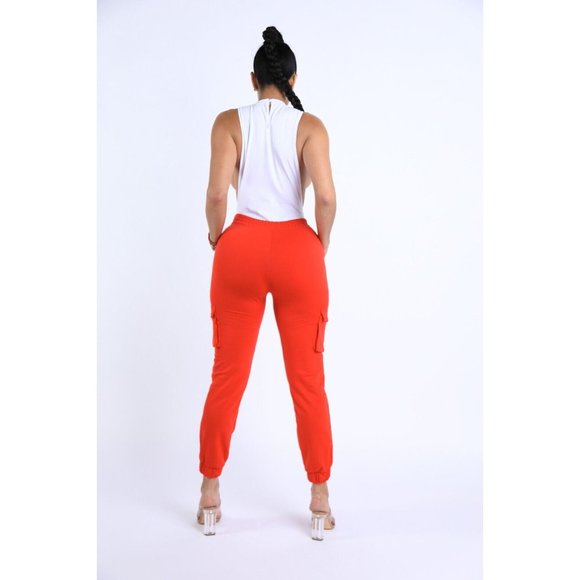 Women's Cargo Joggers Lightweight Hiking Pants Athletic Workout Lounge Casual - Picture 5 of 10